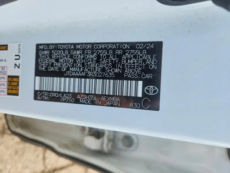 2024 TOYOTA CROWN LIMITED  