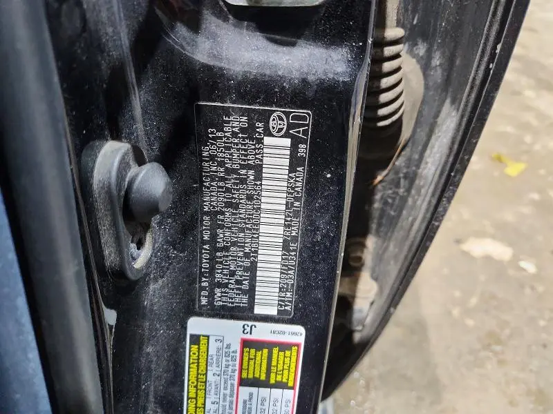 2013 TOYOTA COROLLA S  