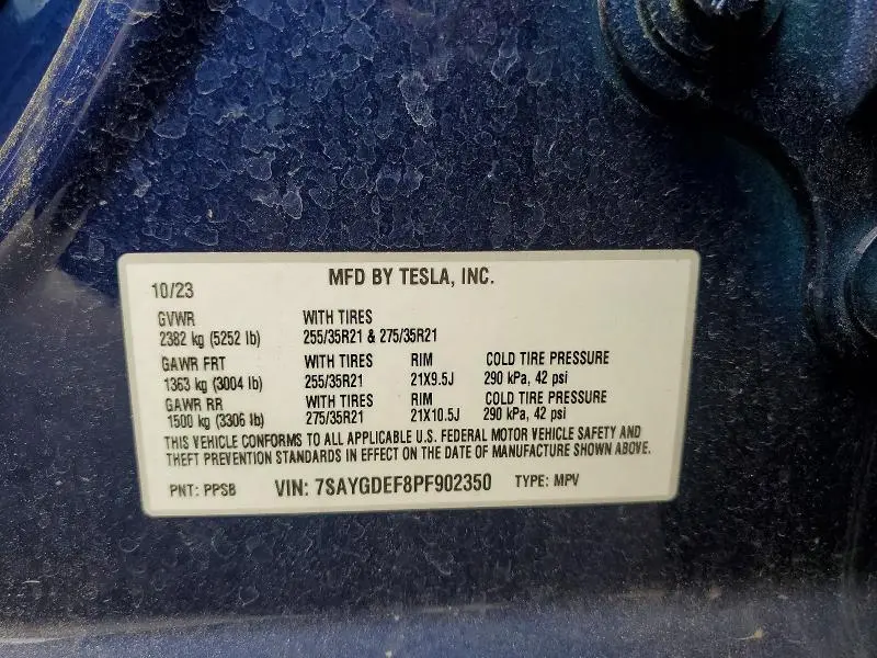 2023 TESLA MODEL Y   