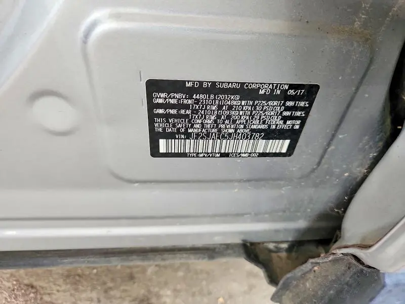2018 SUBARU FORESTER 2.5I PREMIUM  