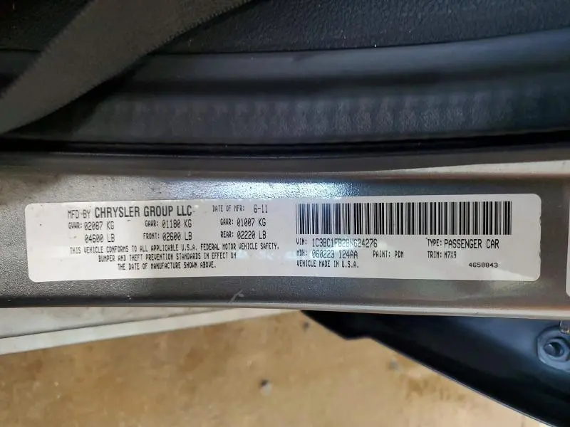 2011 CHRYSLER 200 TOURING  