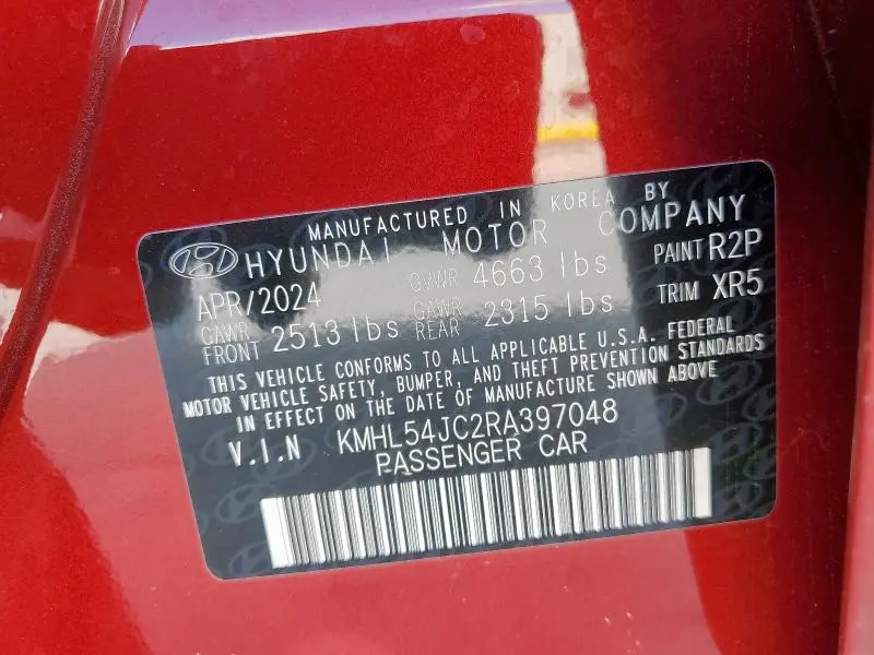 2024 HYUNDAI SONATA N LINE  