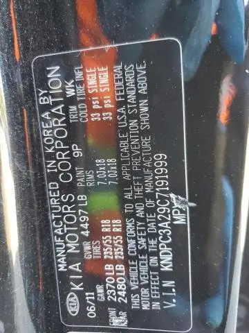 2012 KIA SPORTAGE EX  