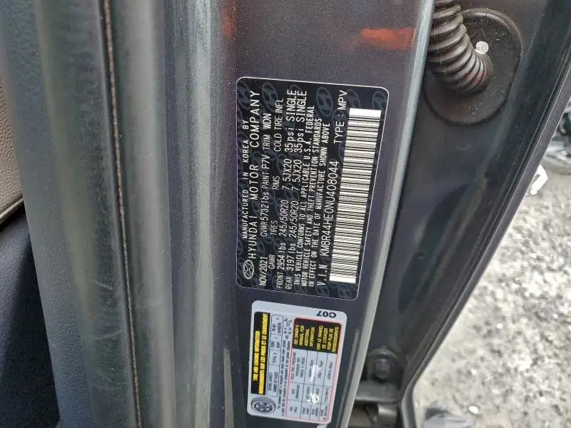 2022 HYUNDAI PALISADE SEL  