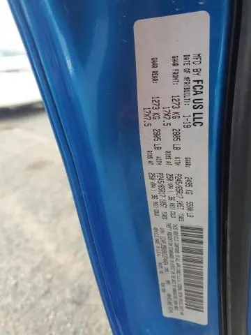 2019 JEEP CHEROKEE TRAILHAWK  