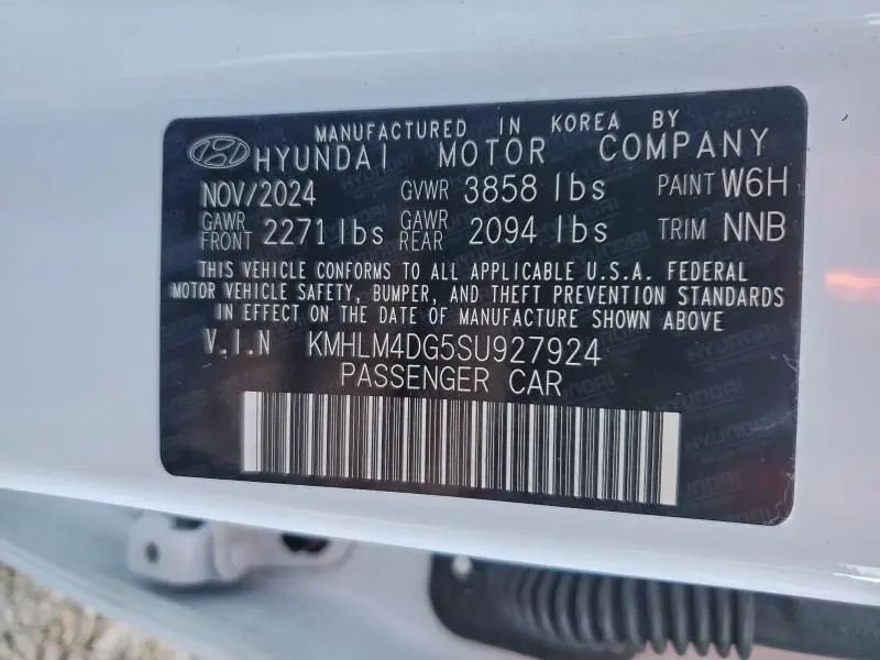 2025 HYUNDAI ELANTRA SEL SPORT  