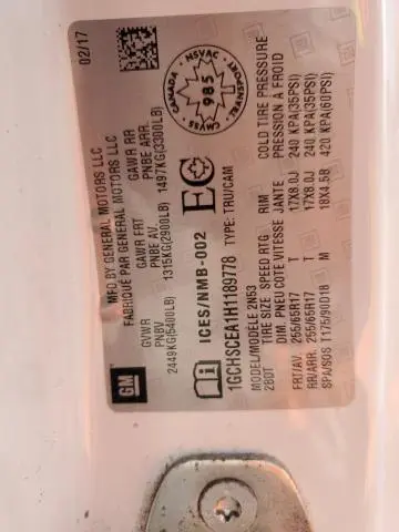 2017 CHEVROLET COLORADO LT  