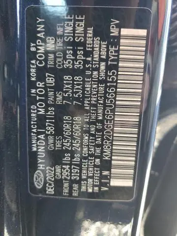 2023 HYUNDAI PALISADE SEL  