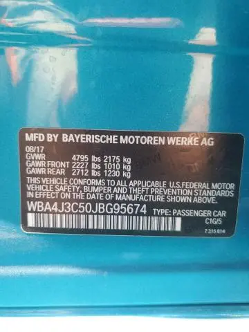 2018 BMW 430XI GRAN COUPE  