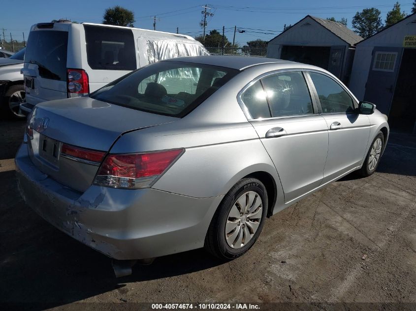 2012 HONDA ACCORD 2.4 LX