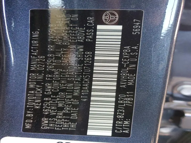 2026 TOYOTA CAMRY XSE  