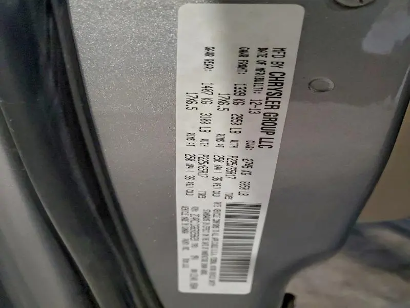 2014 CHRYSLER TOWN & COUNTRY TOURING L  