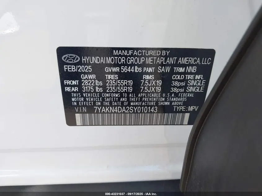 2025 HYUNDAI IONIQ 5 SEL