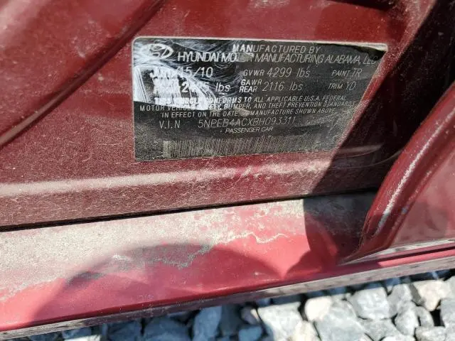 2011 HYUNDAI SONATA GLS  