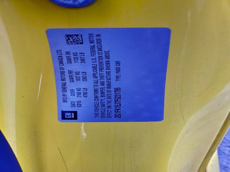 2015 CHEVROLET CAMARO 2SS  