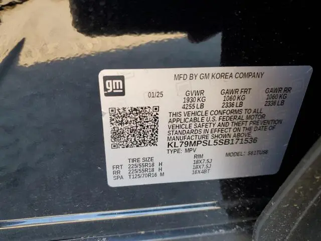 2025 CHEVROLET TRAILBLAZER LT  