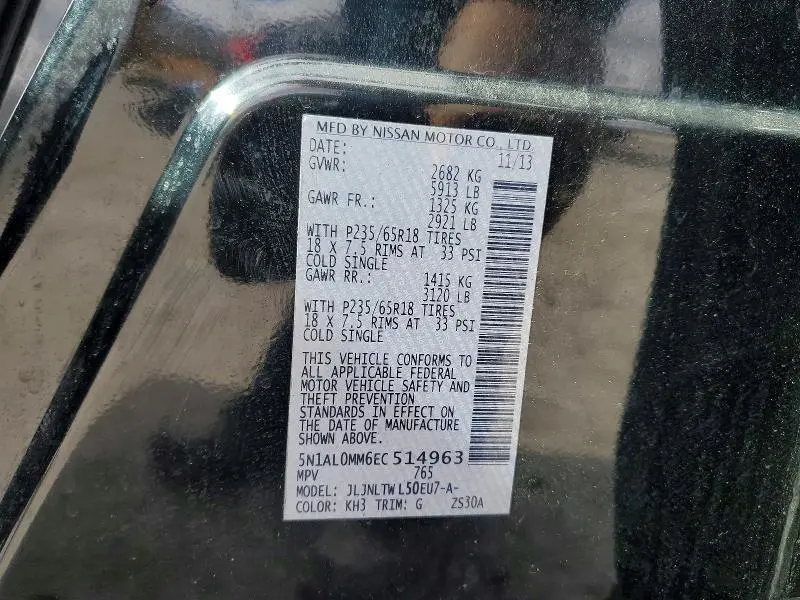 2014 INFINITI QX60 BASE  