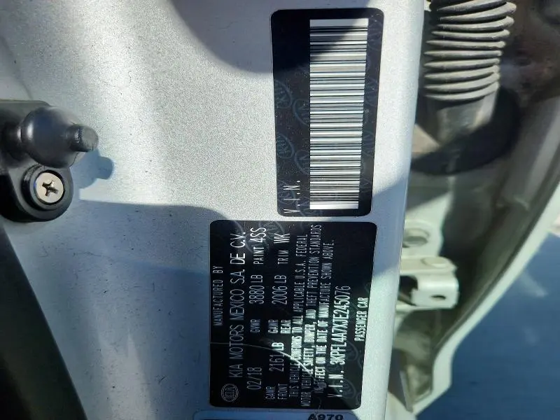 2018 KIA FORTE LX  