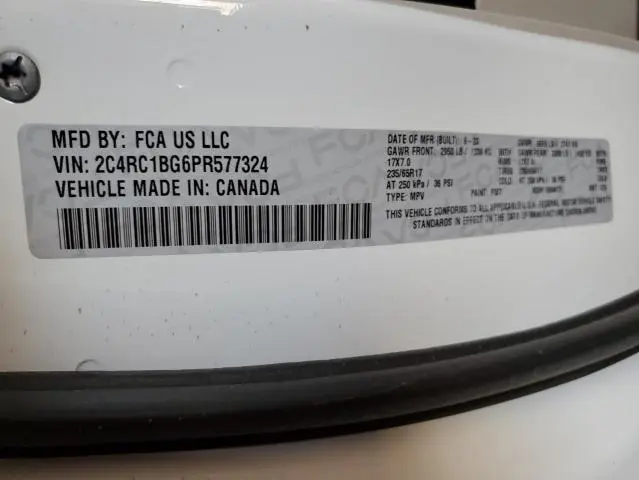 2023 CHRYSLER PACIFICA TOURING L  