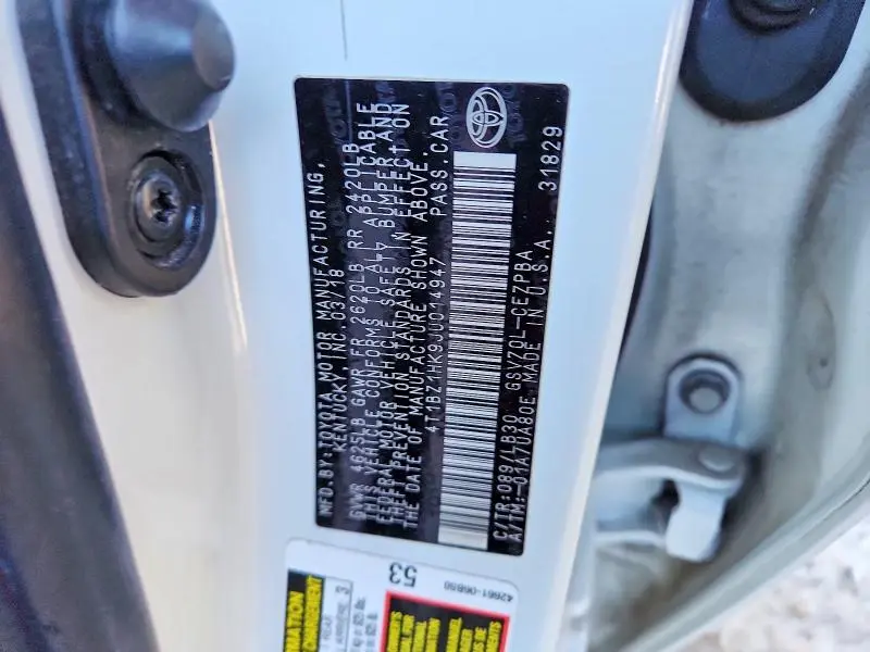 2018 TOYOTA CAMRY XSE V6  