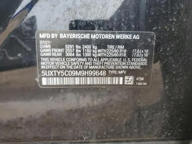 2021 BMW X3 XDRIVE30I  