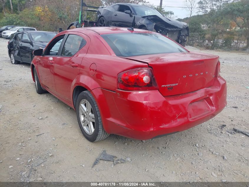 2012 DODGE AVENGER SXT