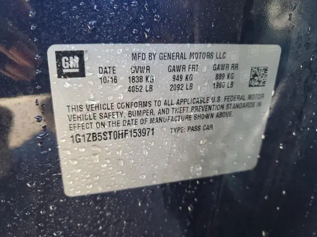 2017 CHEVROLET MALIBU LS  