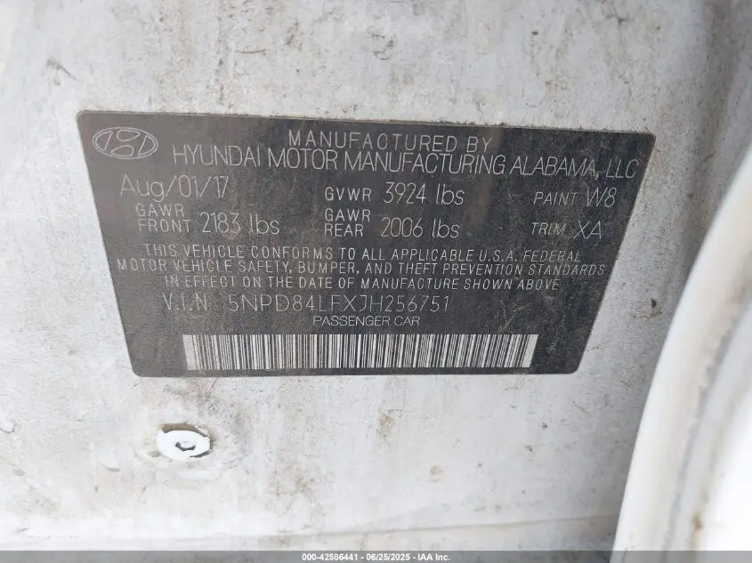 2018 HYUNDAI ELANTRA SEL