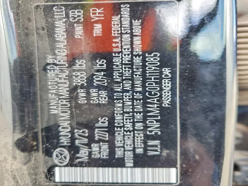 2023 HYUNDAI ELANTRA SEL  