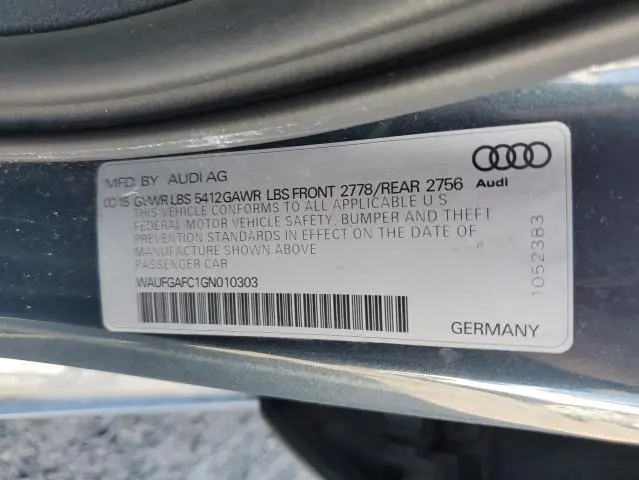 2016 AUDI A6 PREMIUM PLUS  