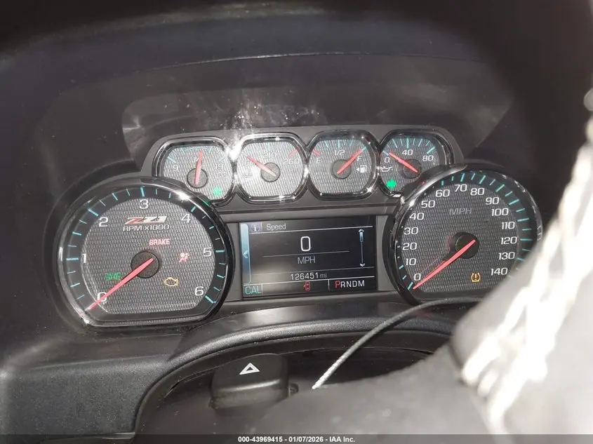 2016 CHEVROLET SILVERADO 1500 2LZ