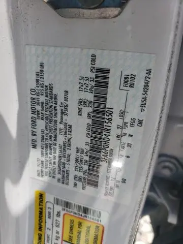 2018 FORD FUSION SE  