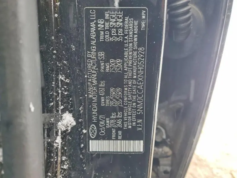 2022 HYUNDAI TUCSON SEL  