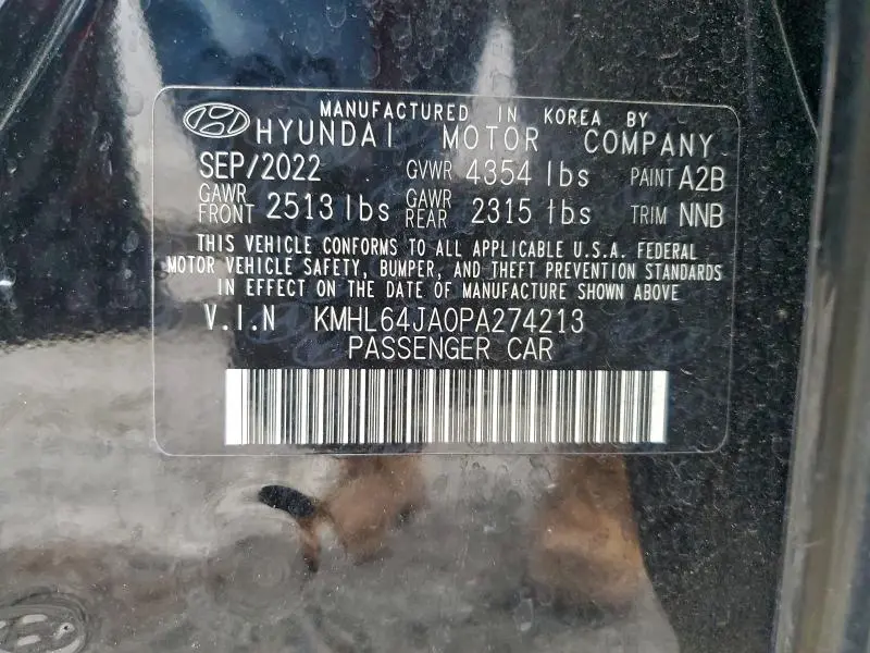 2023 HYUNDAI SONATA SEL  