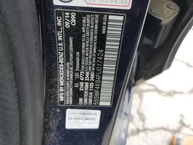 2015 MERCEDES-BENZ C 300 4MATIC  