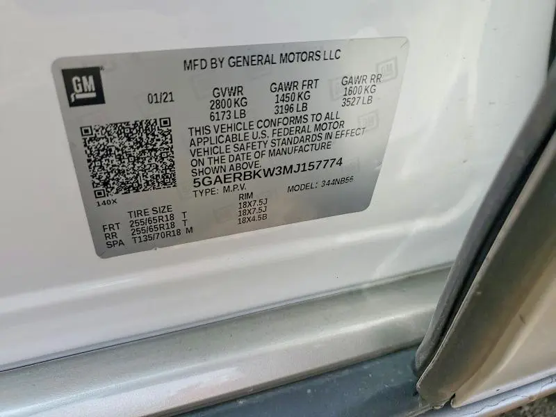 2021 BUICK ENCLAVE ESSENCE  