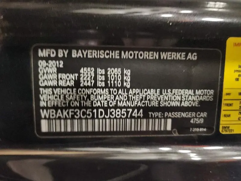 2013 BMW 328 XI  