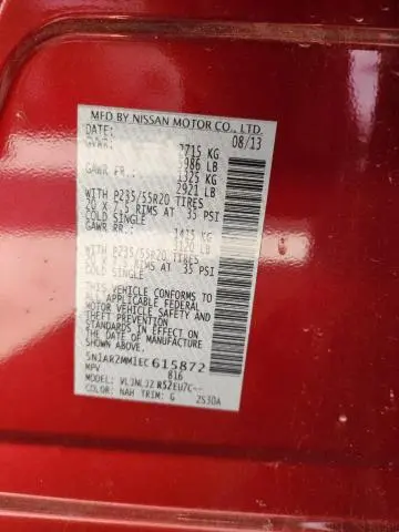 2014 NISSAN PATHFINDER S  