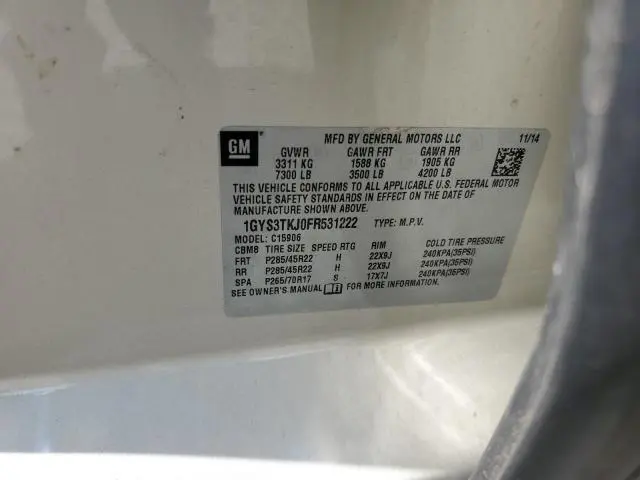 2015 CADILLAC ESCALADE ESV PREMIUM  