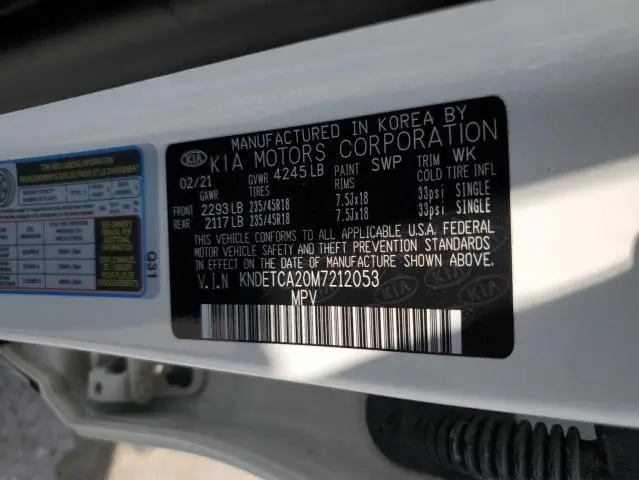 2021 KIA SELTOS SX  