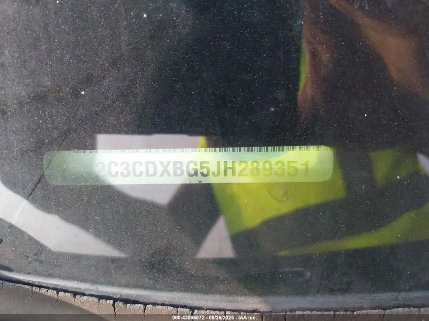 2018 DODGE CHARGER SXT RWD