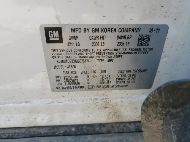 2021 BUICK ENCORE GX SELECT  