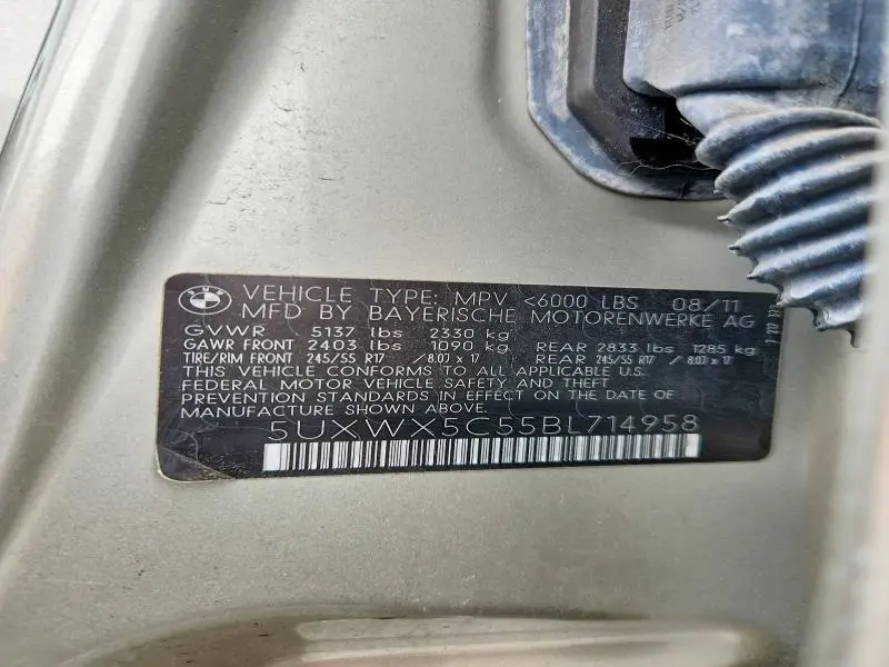 2011 BMW X3 XDRIVE28I  
