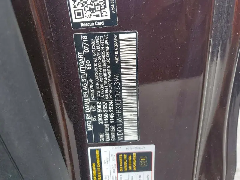 2019 MERCEDES-BENZ E 450  