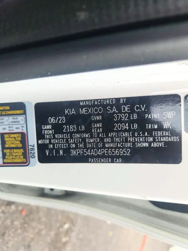 2023 KIA FORTE GT LINE  