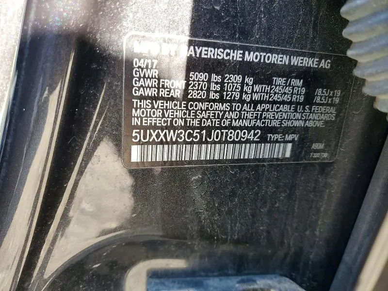 2018 BMW X4 XDRIVE28I  