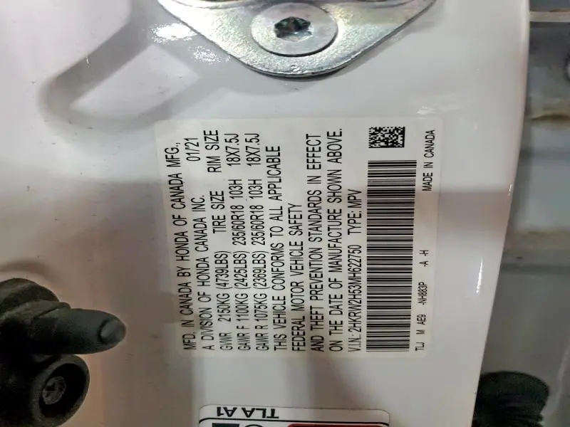 2021 HONDA CR-V EX  