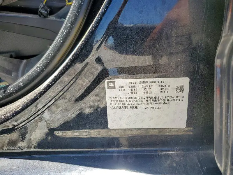 2014 CHEVROLET SONIC LTZ  