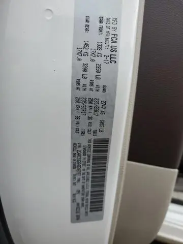 2017 CHRYSLER PACIFICA TOURING L  