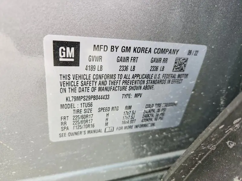 2023 CHEVROLET TRAILBLAZER LT  